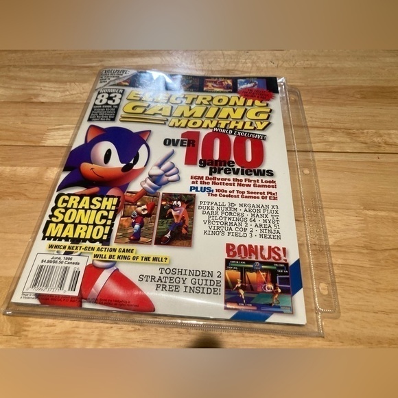 Electronic Gaming Monthly vintage magazine from June 1996. In excellent cond. - Picture 6 of 6